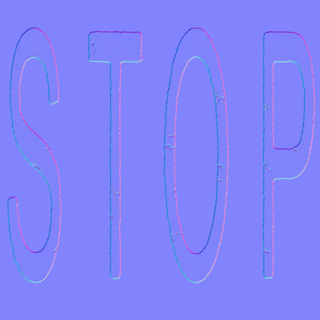 Stop Road Marking 01 Free PBR Texture From Cgbookcase