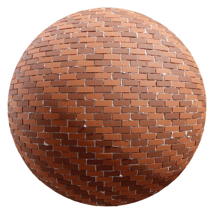 preview render of the free PBR material Brick Wall 11 (cc0 texture)