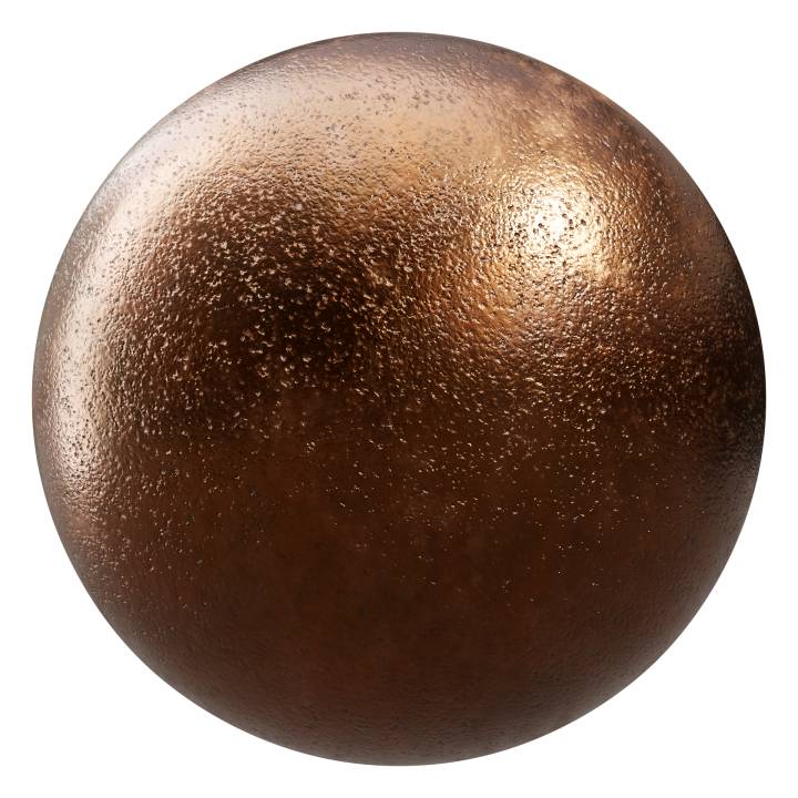 preview render of the free PBR material Bronze 03 (cc0 texture)