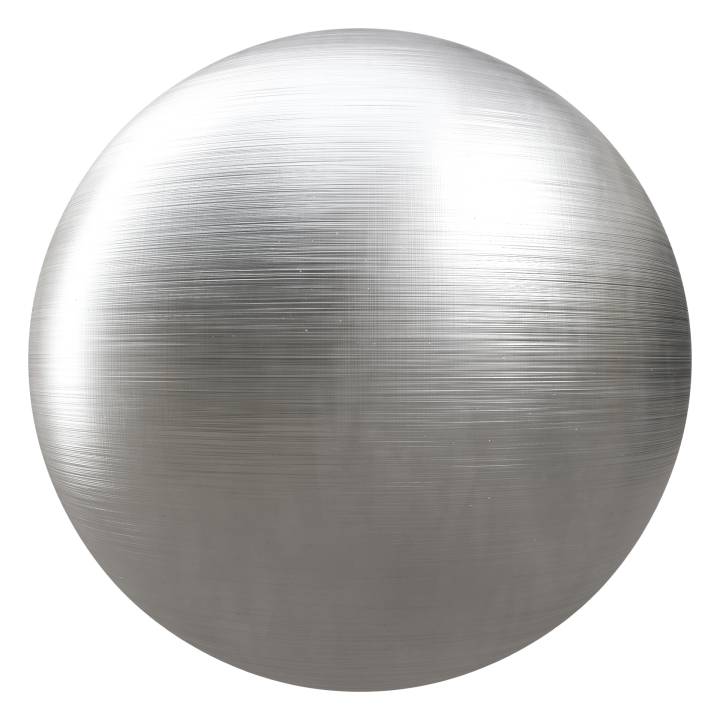 preview render of the free PBR material Brushed Iron 02 (cc0 texture)
