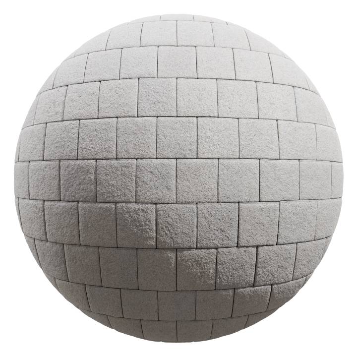 preview render of the free PBR material Paving Stone 06 (cc0 texture)