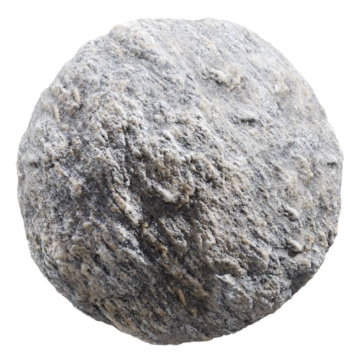 preview render of the free PBR material Rock 02 (cc0 texture)