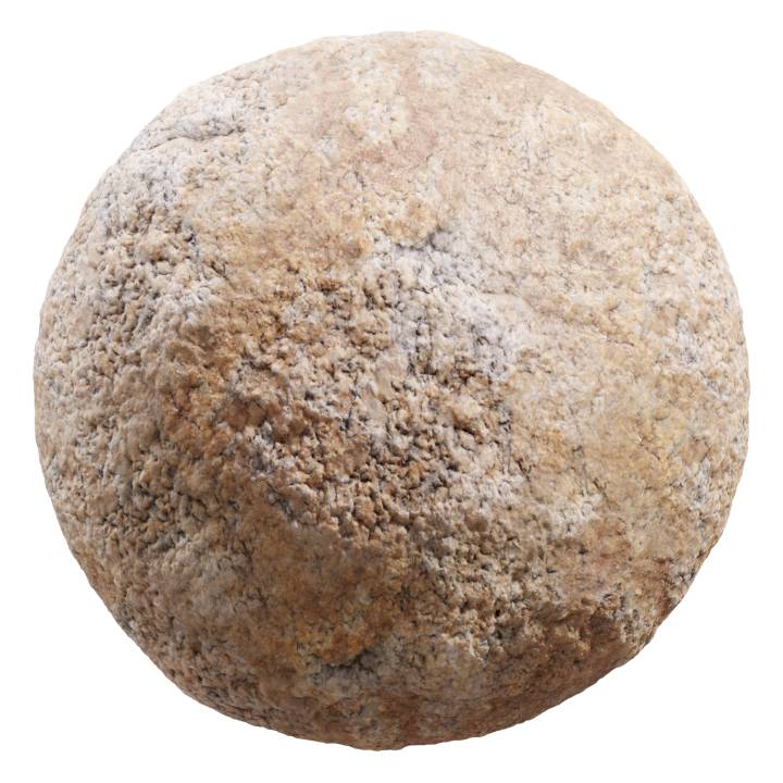preview render of the free PBR material Rock 06 (cc0 texture)