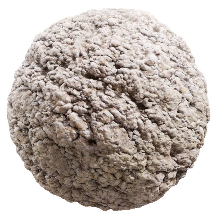 preview render of the free PBR material Rock 08 (cc0 texture)