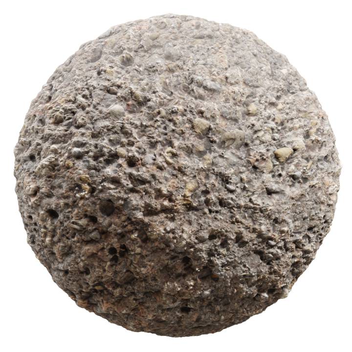 preview render of the free PBR material Rock 11 (cc0 texture)